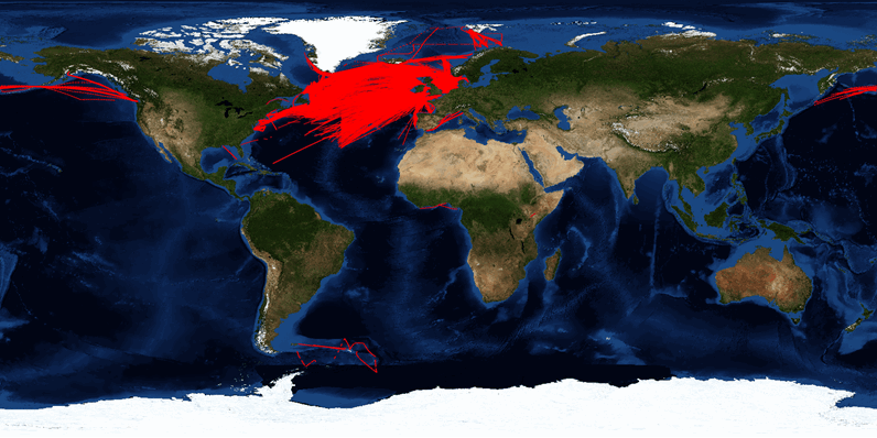 SAHFOS sample positions